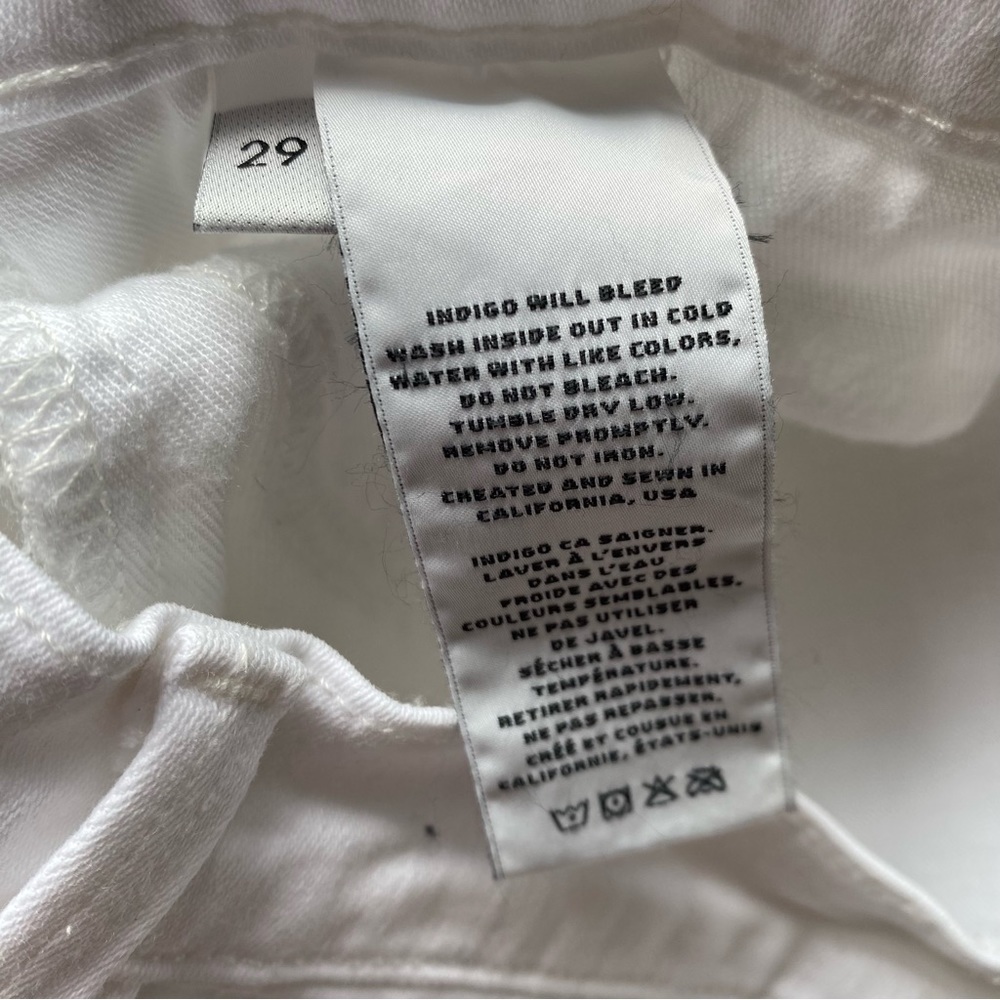 J Brand Maria High Rise White Skinny Jeans Size 29 - Picture 5 of 11